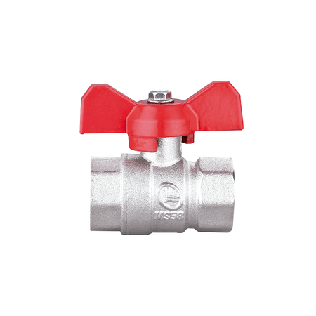 Emmeti Valvula Esfera Agua FxF Borboleta Dn 3/4 - Vermelha