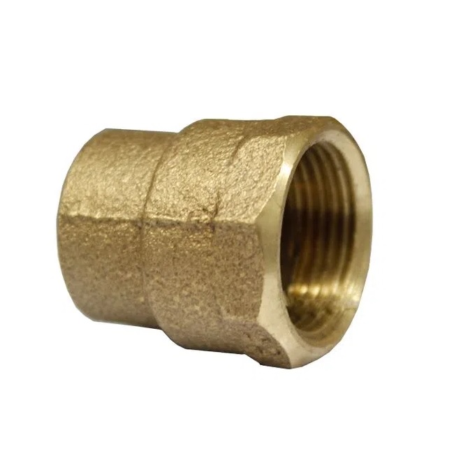 Rcts Conector Rosca Femea Liga de Cobre Sem Anel de Solda - 104 x 4